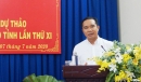 Phó Bí thư Thường trực Tỉnh ủy - Nguyễn Văn Được phát biểu tại hội nghị