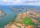 Ngã ba sông Miễu Ông Bần Quỳ. Ảnh:Duy Bằng
