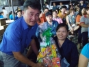 Nặng lòng với công tác từ thiện.