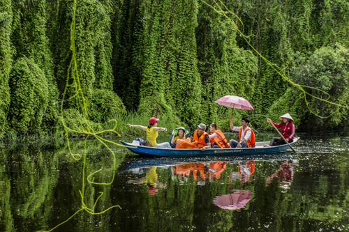 "Du lịch sinh thái , Làng nổi Tân Lập" của tác giả Lê Hoàng Thái, Ảnh được triển lãm