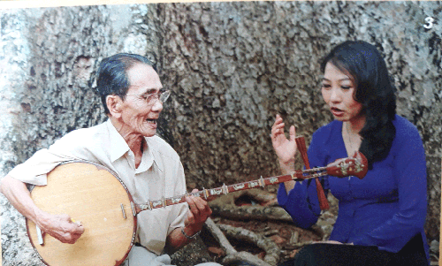 Nghệ nhân nhân dân Bảy Vân và Nghệ nhân ưu tú Kim Thanh