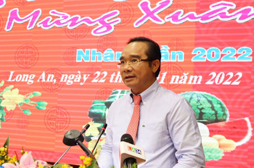 Đồng chí Nguyễn Văn Được - Ủy viên Trung ương Đảng,Bí thư Tỉnh ủy, Chủ tịch Hội đồng nhân dân tỉnh